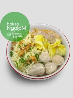 bakso ngalam kumplit rasa jawa timuran rek