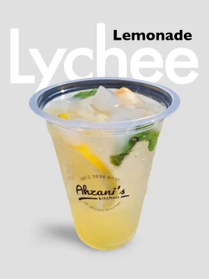 lyche lemonade dengan daun mint nan segar, pelepas dahaga